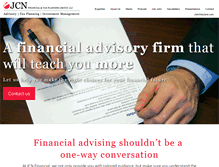 Tablet Screenshot of jcnfinancial.com